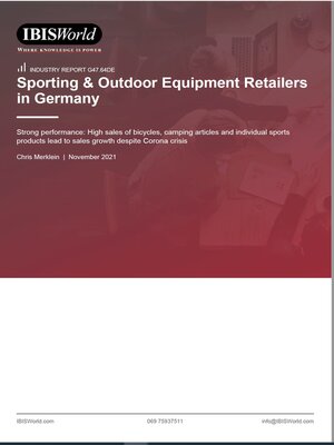 cover image of Sporting and Outdoor Equipment Retailers in Germany - Market Research Report